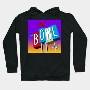 Bowl Sign, Background 2 Hoodie